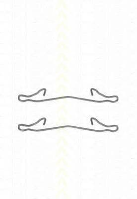 8105 161563 Triscan Комплектующие дисковых тормозных колодок