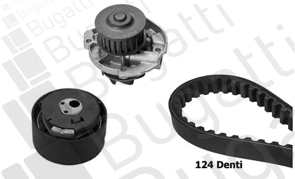 kbu5943a Bugatti Комплект ремня ГРМ + помпа