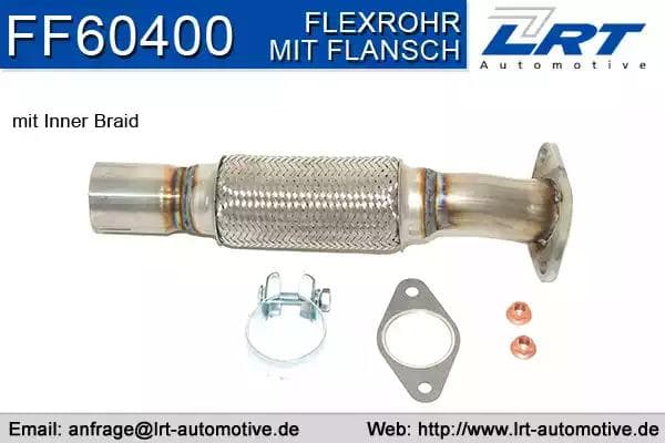 ff60400 LRT Приемная труба для Ford Focus