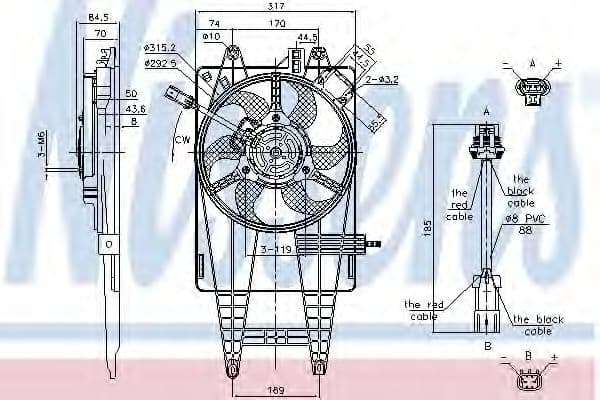 85162 Nissens Вентилятор системи охолодження двигуна