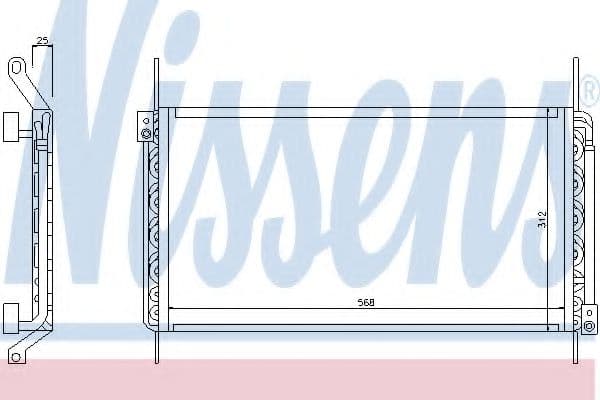 94217 Nissens Радиатор кондиционера