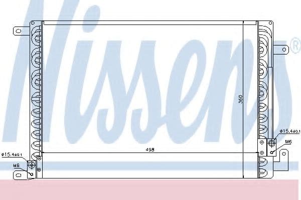 94391 Nissens Радіатор кондиціонера