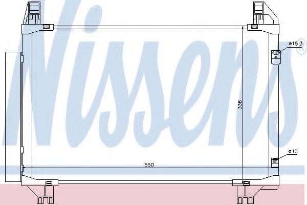 94991 Nissens Радіатор кондиціонера