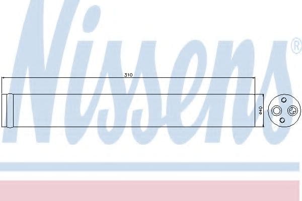 95342 Nissens Осушувач кондиціонера для Volkswagen Transporter