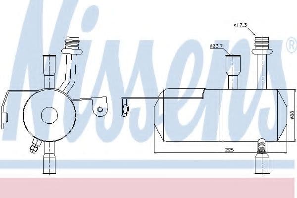 95353 Nissens Осушувач кондиціонера