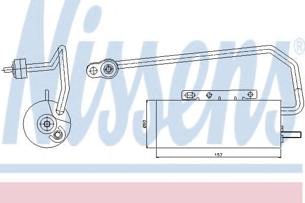 95409 Nissens Осушувач кондиціонера