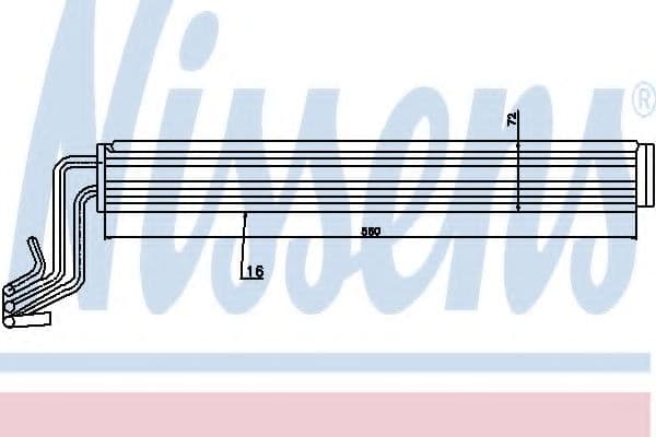 90633 Nissens Масляный радиатор рулевого управления