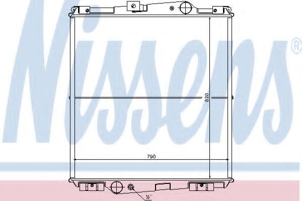 65464 Nissens Радіатор охолодження двигуна
