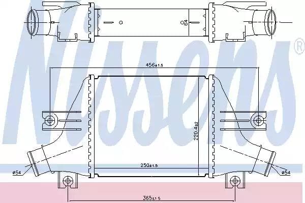 96163 Nissens Інтеркулер