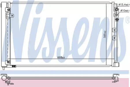 941083 Nissens Радіатор кондиціонера