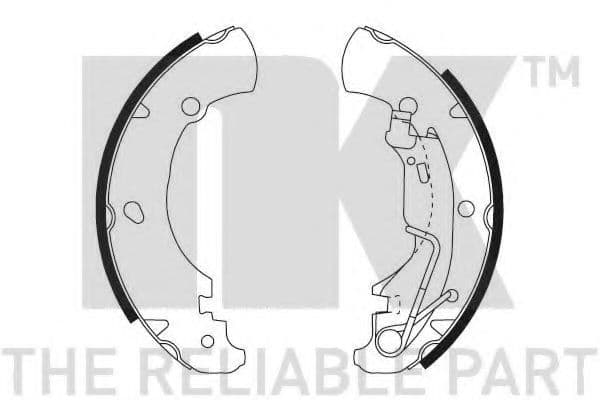 2723697 NK Гальмівні колодки
