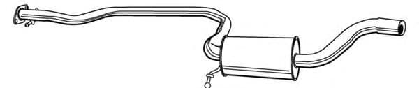 21887 Walker Середній глушник вихлопних газів