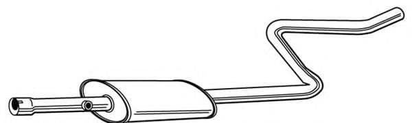 23663 Walker Средний глушитель выхлопных газов