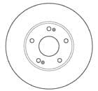 15122 MAPCO Гальмівний диск