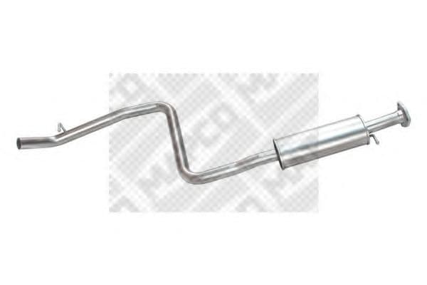 30541 MAPCO Средний глушитель выхлопных газов для Daewoo Nubira