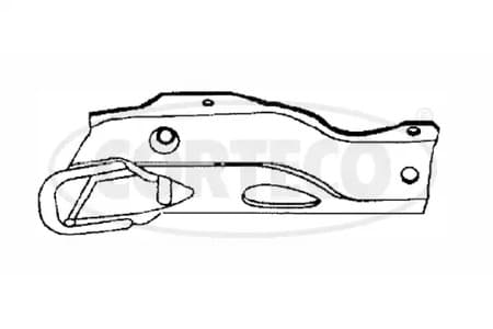 49397177 Corteco Важіль підвіски для Renault 4