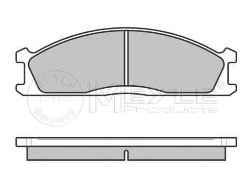 025 213 4717 Meyle Гальмівні колодки