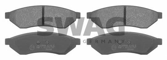 89 91 6722 SWAG Гальмівні колодки