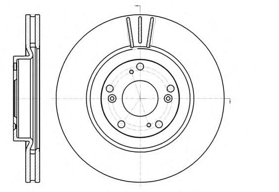 61297.10 Roadhouse Гальмівний диск