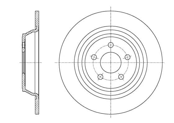 6160400 Roadhouse Гальмівний диск