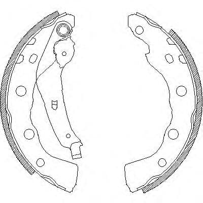 4059.00 Remsa Тормозные колодки