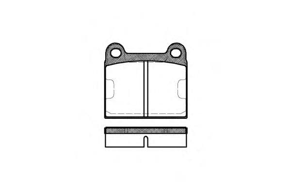 0006.60 Remsa Гальмівні колодки