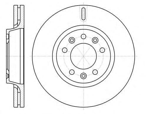 61052.10 Remsa Гальмівний диск