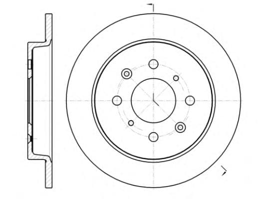 61395.00 Remsa Тормозной диск