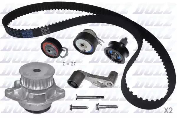 KD035 Dolz Комплект ременя ГРМ + помпа