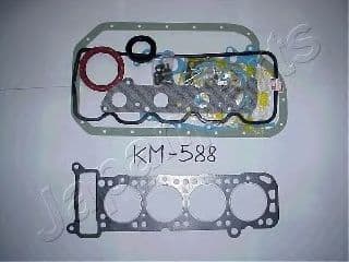 KM-588 Japanparts Комплект прокладок повний для Hyundai Pony