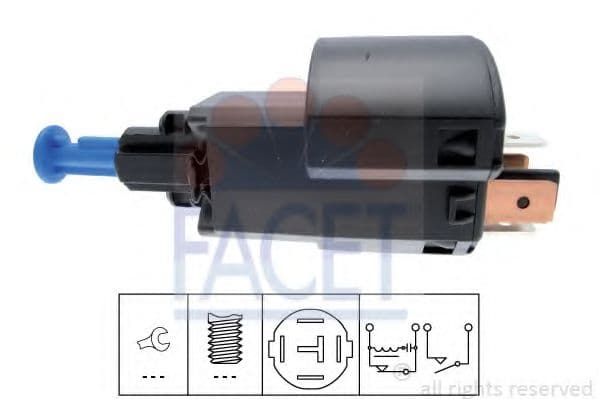 7.1181 Facet Вимикач стоп-сигналу
