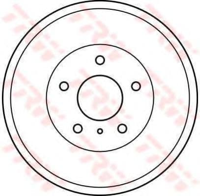 DB4290 TRW Тормозной барабан