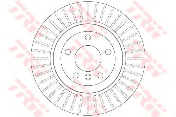DF6299 TRW Тормозной диск для BMW 5 Series