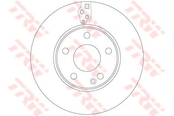 DF6548 TRW Тормозной диск