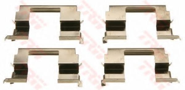 PFK620 TRW Компоненти дискових гальмівних колодок для Isuzu D-Max