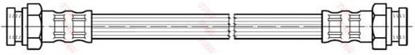 PHA273 TRW Тормозной шланг