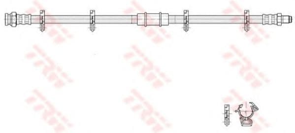 PHB273 TRW Тормозной шланг