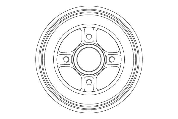 db4575b TRW Тормозной барабан