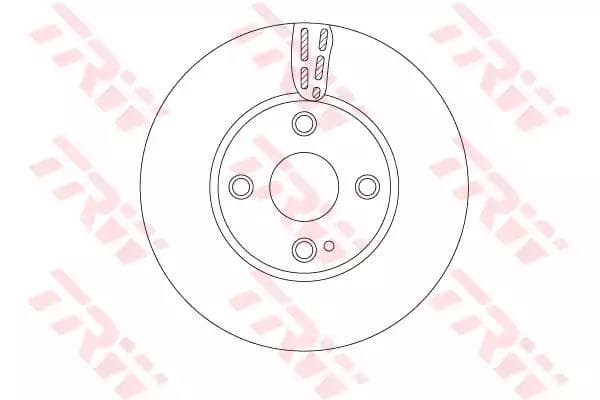 DF6793 TRW Тормозной диск