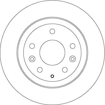 DF6807 TRW Гальмівний диск для Mazda CX-3