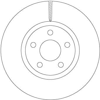 DF6810S TRW Тормозной диск