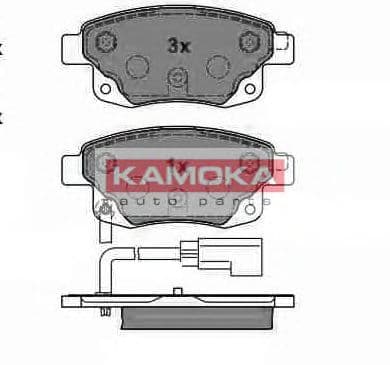 JQ1013860 Kamoka Гальмівні колодки