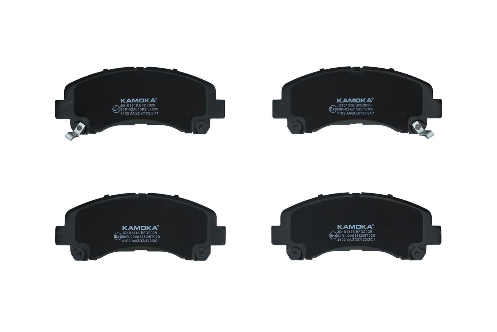 jq101316 Kamoka Гальмівні колодки для Isuzu D-Max