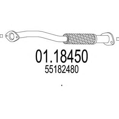 01.18450 MTS Приймальна труба