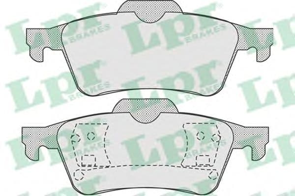05P907 LPR Тормозные колодки