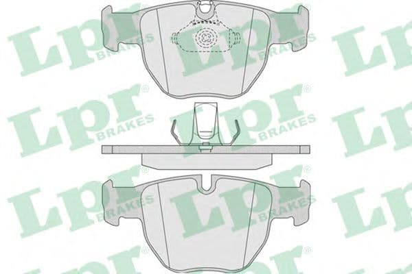 05P909 LPR Гальмівні колодки для Land Rover Range Rover