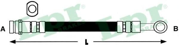 6T47921 LPR Гальмівний шланг