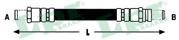 6T46713 LPR Гальмівний шланг