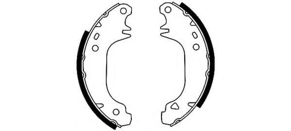 8DB 355 002-001 Behr Hella Тормозные колодки