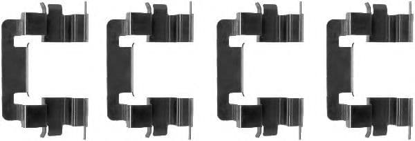 8DZ 355 203-001 Behr Hella Компоненти дискових гальмівних колодок